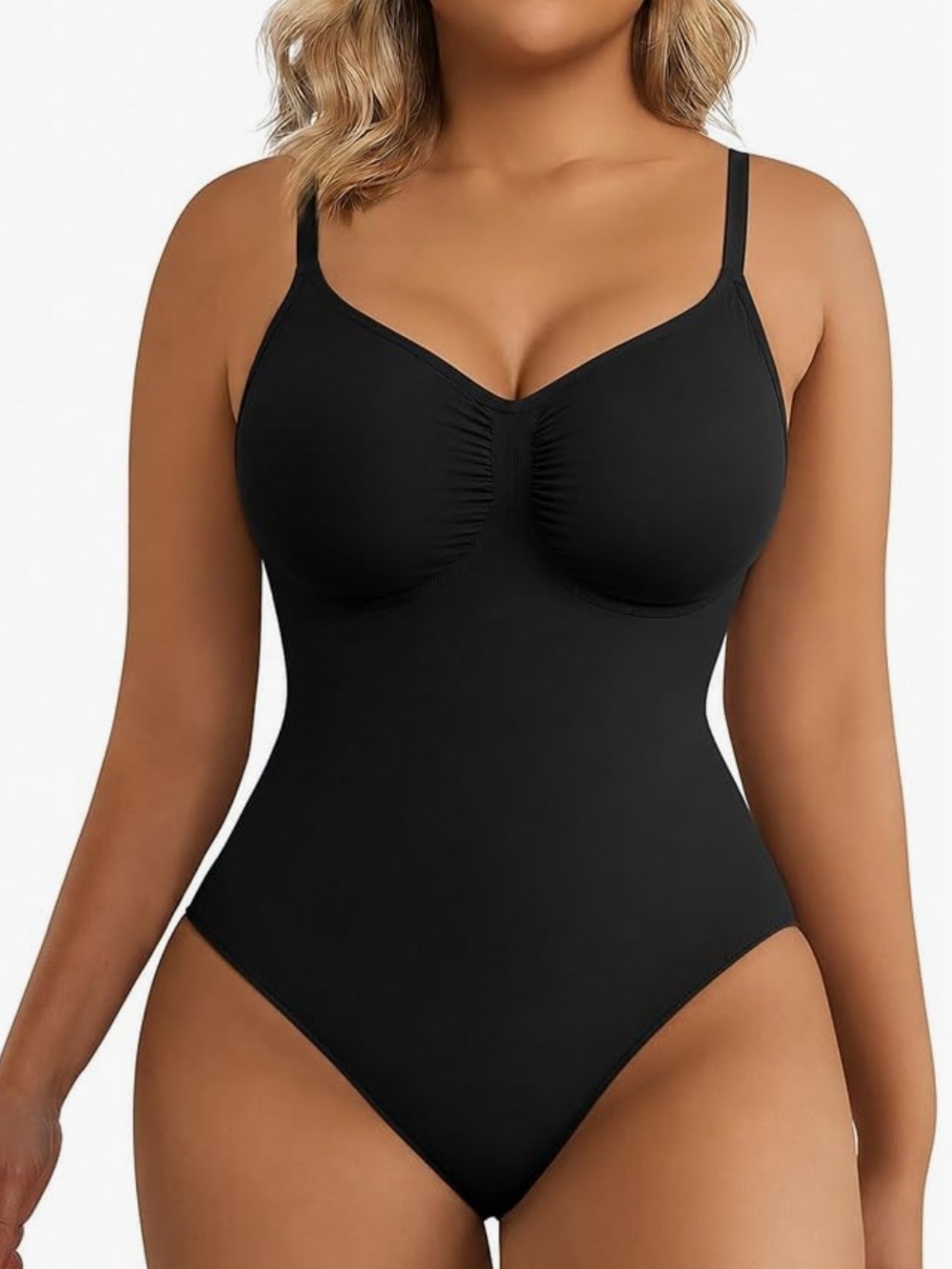 Shapermint Black XS/S Shaping Bodysuit EUC Base Layer Tummy Control